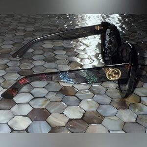 Gucci Black Cat Eye Sunglasses  GG0327S 003